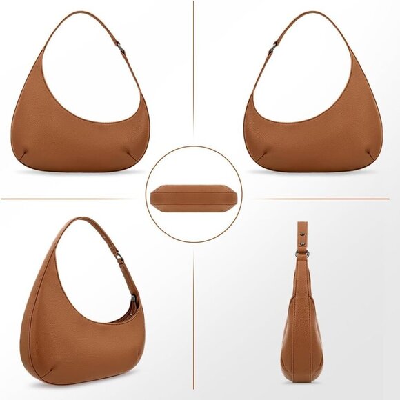 Small Shoulder Bag for Women - Lightweight Vegan Leather Evening Purse, Trendy D - Picture 7 of 7